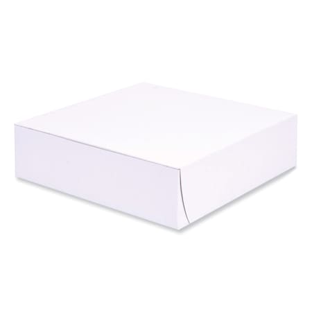 Bakery Boxes, Standard, 9 X 9 X 2.5, White, Paper, 250PK